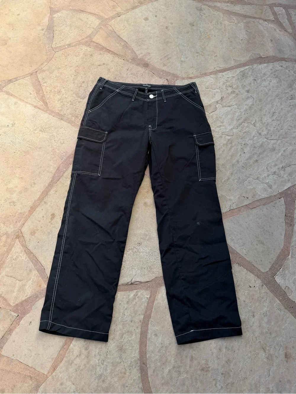 True Religion Jeans Men's Cargo Pants Jet Black Size 36